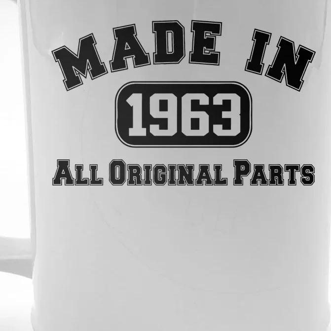 Made In 1963 All Original Parts Front & Back Beer Stein