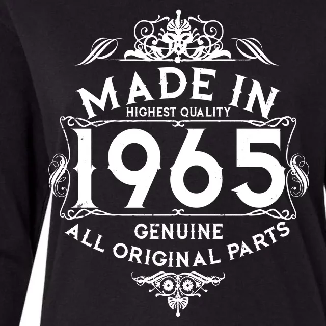 Made In 1965 Aged To Perfection Vintage Bithday Womens Cotton Relaxed Long Sleeve T-Shirt