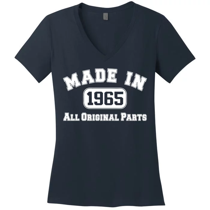 Made In 1965 All Original Parts Women's V-Neck T-Shirt