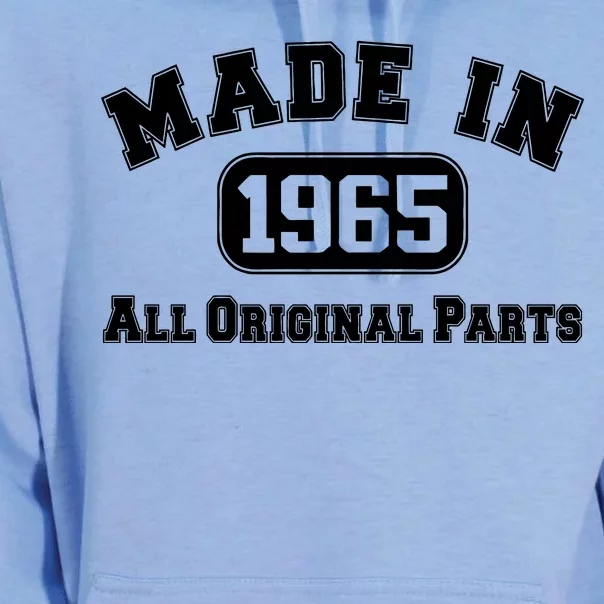 Made In 1965 All Original Parts Unisex Surf Hoodie