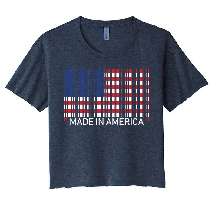 Made In America Women's Crop Top Tee