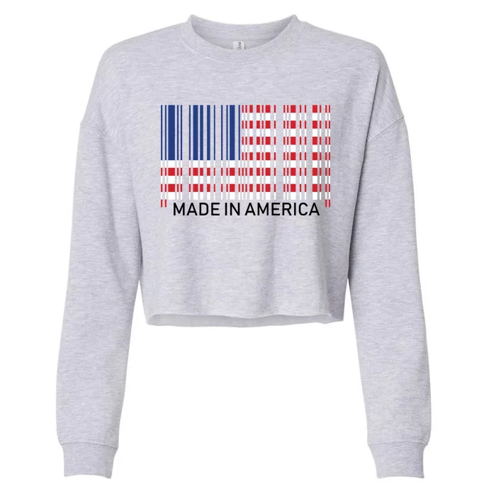 Made In America Cropped Pullover Crew