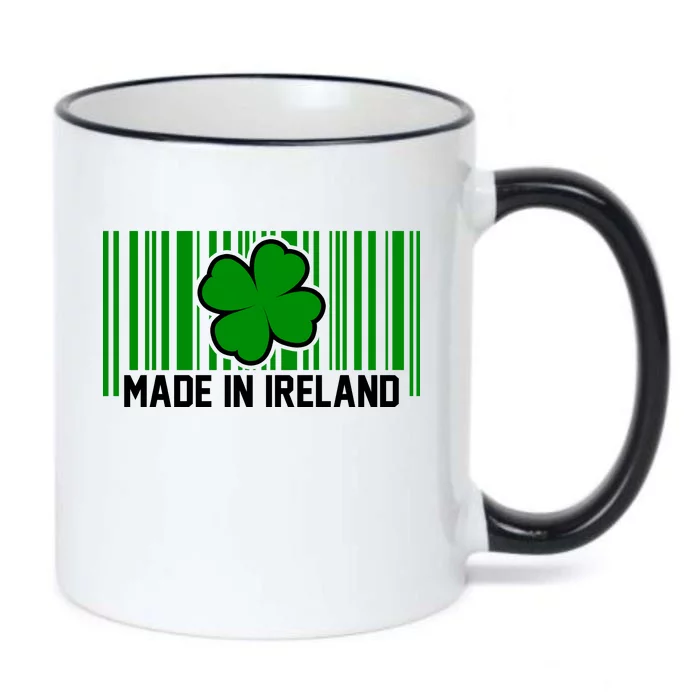 Made In Ireland -Irish Distressed Logo Black Color Changing Mug