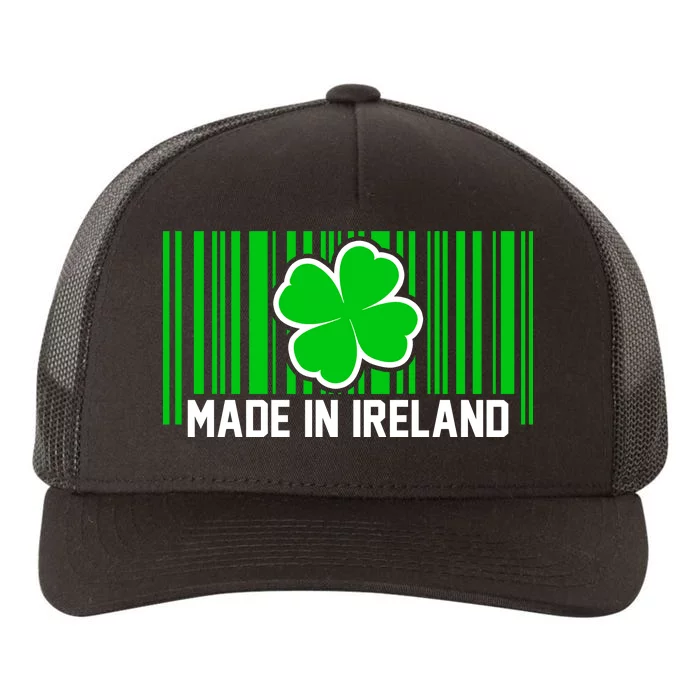 Made In Ireland -Irish Distressed Logo Yupoong Adult 5-Panel Trucker Hat