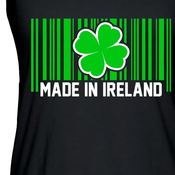 Made In Ireland -Irish Distressed Logo Ladies Essential Flowy Tank