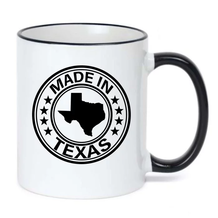 Made In Texas Black Color Changing Mug