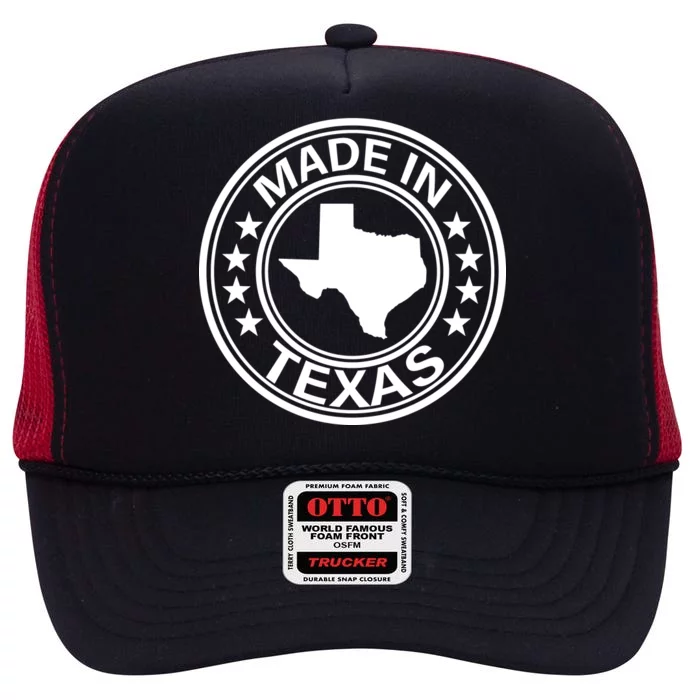 Made In Texas High Crown Mesh Trucker Hat