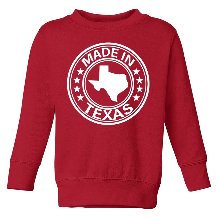 Made In Texas Toddler Sweatshirt