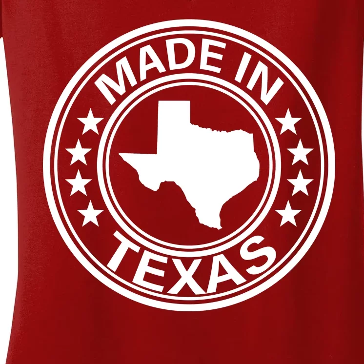 Made In Texas Women's V-Neck T-Shirt