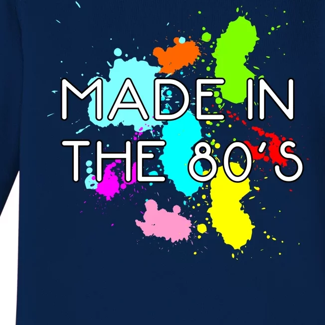 Made in The 80's Baby Long Sleeve Bodysuit