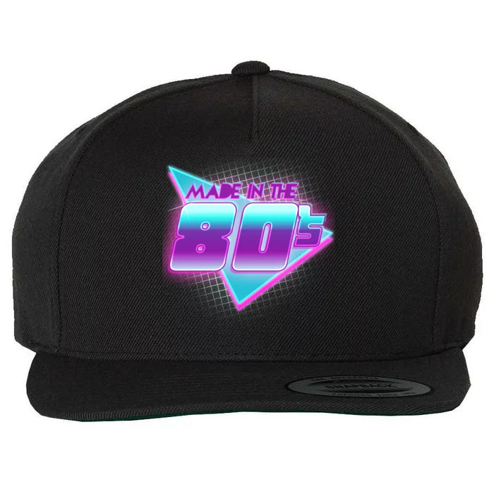 Made In The 80's Cool Retro 1980s Wool Snapback Cap