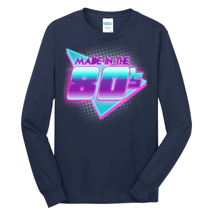 Made In The 80's Cool Retro 1980s Tall Long Sleeve T-Shirt