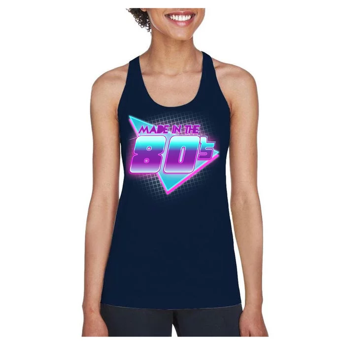 Made In The 80's Cool Retro 1980s Women's Racerback Tank