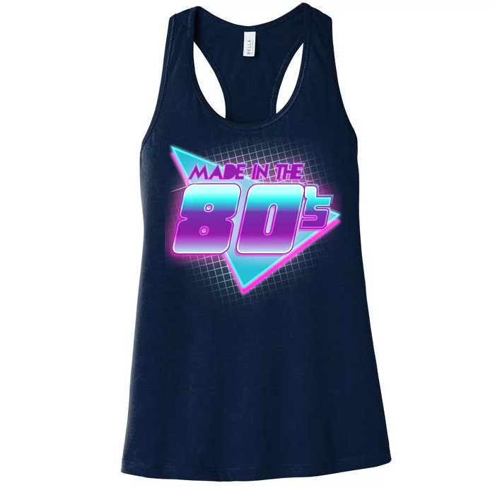 Made In The 80's Cool Retro 1980s Women's Racerback Tank