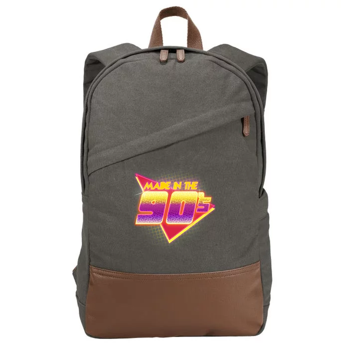 Made In The 90s Retro Cotton Canvas Backpack