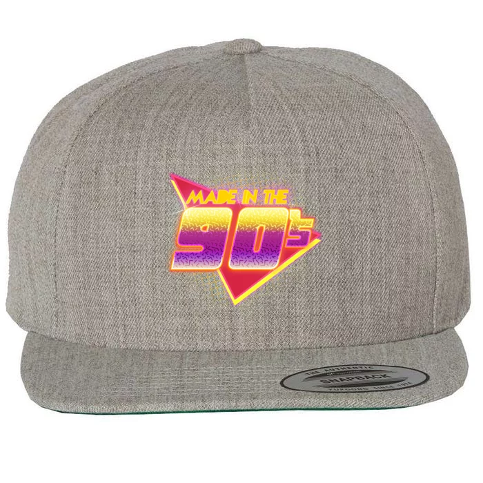 Made In The 90s Retro Wool Snapback Cap