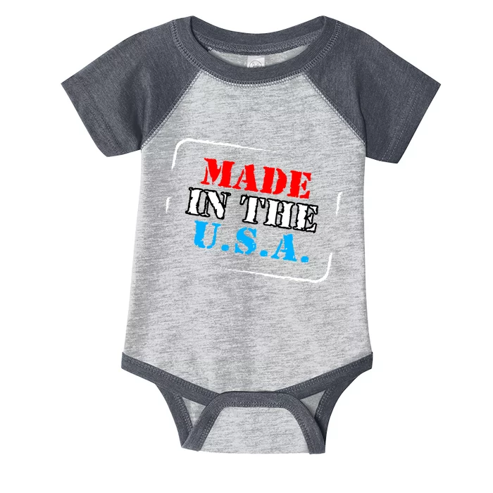 Made In The USA Infant Baby Jersey Bodysuit