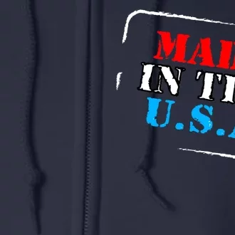 Made In The USA Full Zip Hoodie