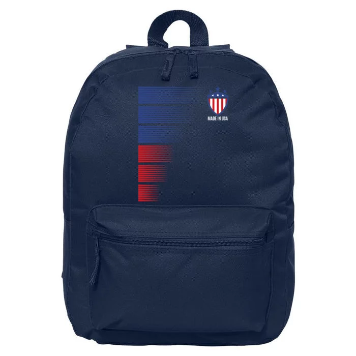 Made In USA Soccer Team Flag 16 in Basic Backpack