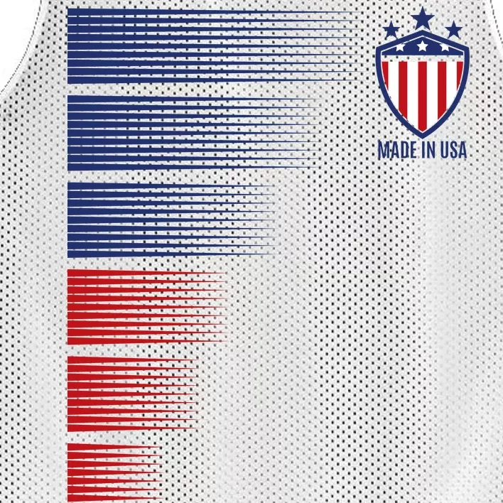 Made In USA Soccer Team Flag Mesh Reversible Basketball Jersey Tank