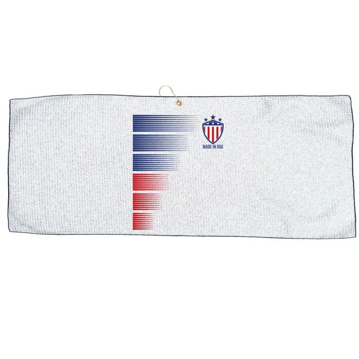 Made In USA Soccer Team Flag Large Microfiber Waffle Golf Towel