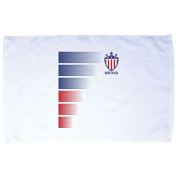 Made In USA Soccer Team Flag Microfiber Hand Towel