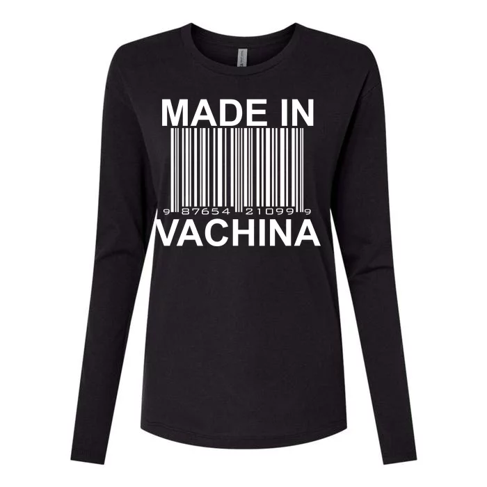 Made In Vachina Womens Cotton Relaxed Long Sleeve T-Shirt