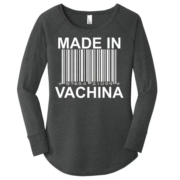 Made In Vachina Women's Perfect Tri Tunic Long Sleeve Shirt