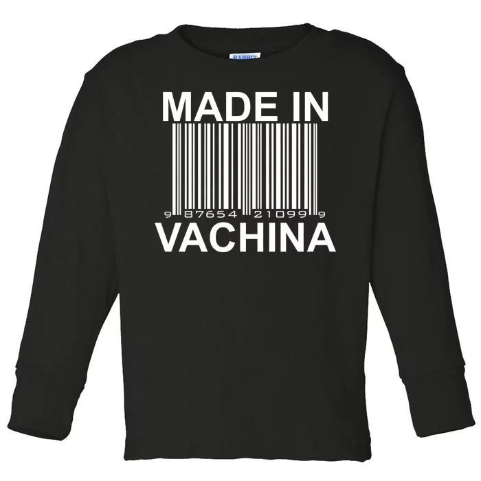 Made In Vachina Toddler Long Sleeve Shirt