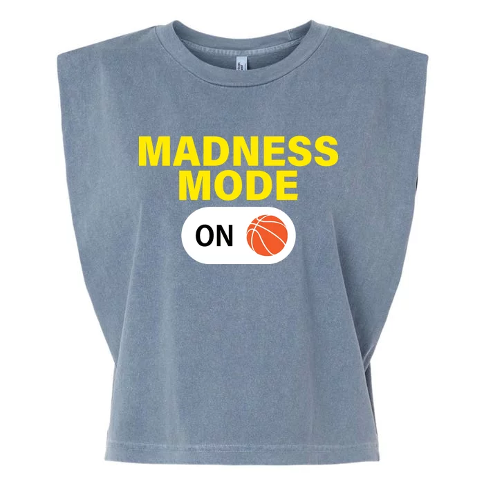 Madness Mode ON Garment-Dyed Women's Muscle Tee