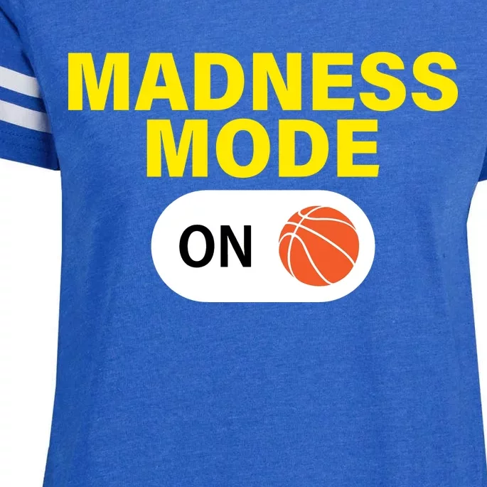 Madness Mode ON Enza Ladies Jersey Football T-Shirt