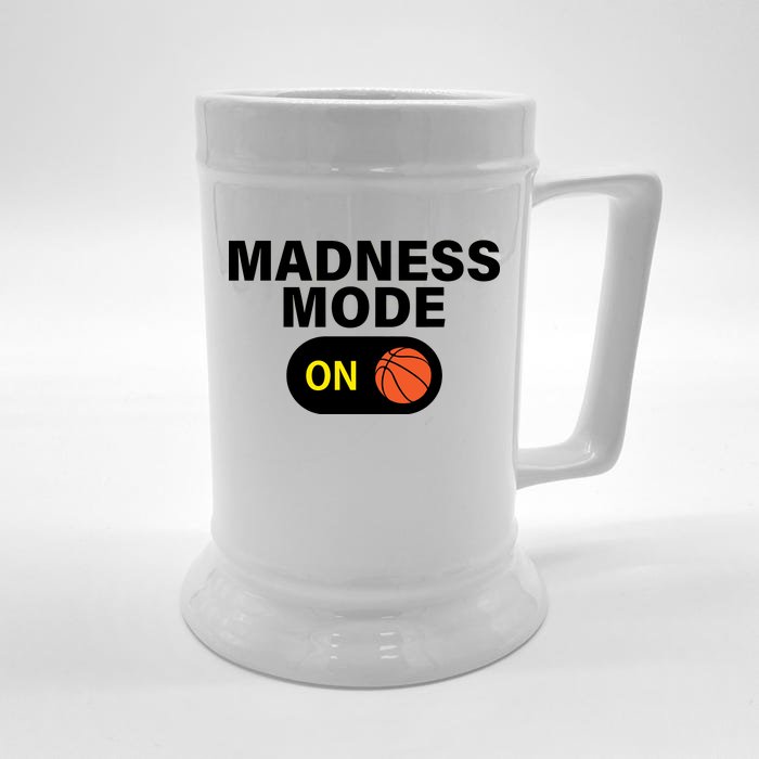 Madness Mode ON Front & Back Beer Stein