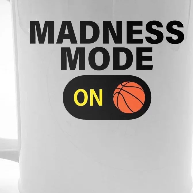 Madness Mode ON Front & Back Beer Stein