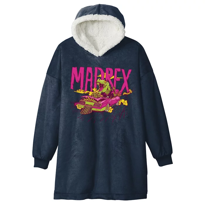 Madrex Trex Driving Hooded Wearable Blanket