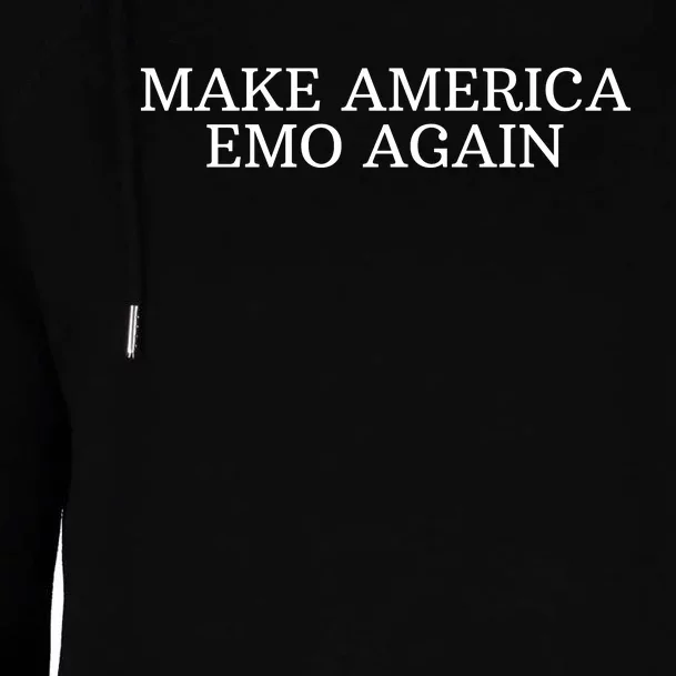 Make America Emo Again Funny America Emo Womens Funnel Neck Pullover Hood