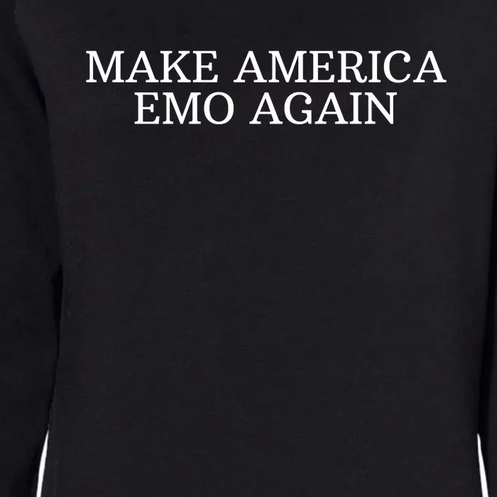 Make America Emo Again Funny America Emo Womens California Wash Sweatshirt