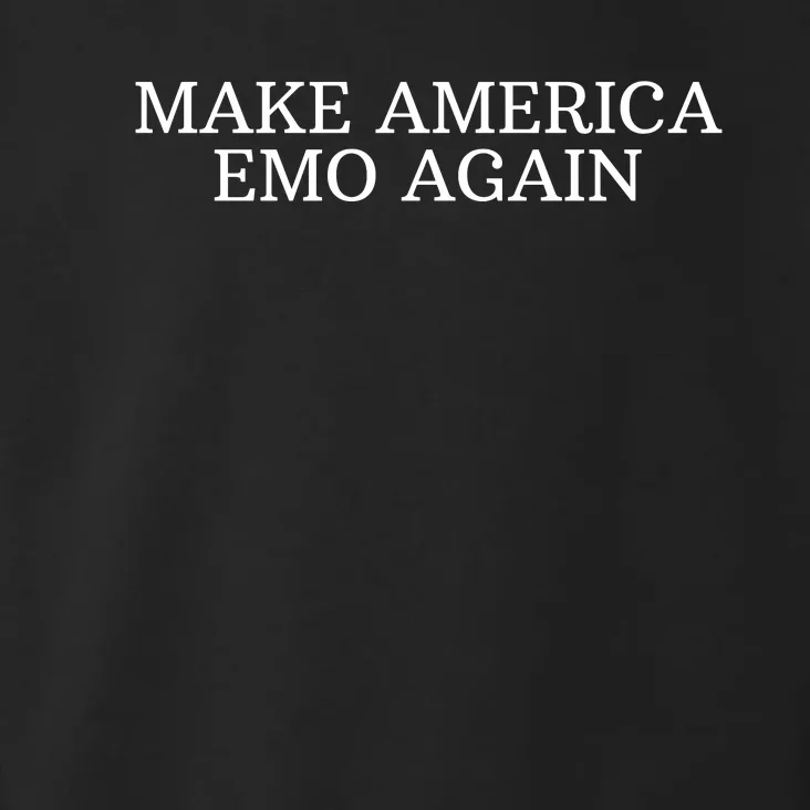 Make America Emo Again Funny America Emo Toddler Hoodie