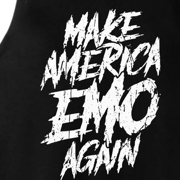 Make America Emo Again Emo Culture Ladies Tri-Blend Wicking Tank