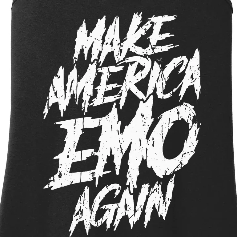 Make America Emo Again Emo Culture Ladies Essential Tank