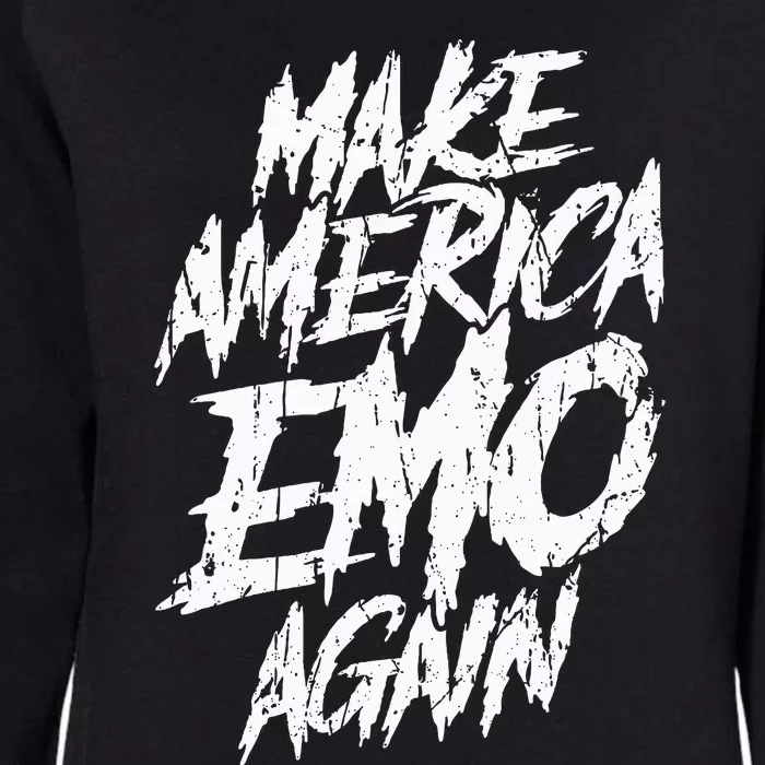 Make America Emo Again Emo Culture Womens California Wash Sweatshirt