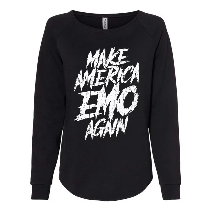 Make America Emo Again Emo Culture Womens California Wash Sweatshirt