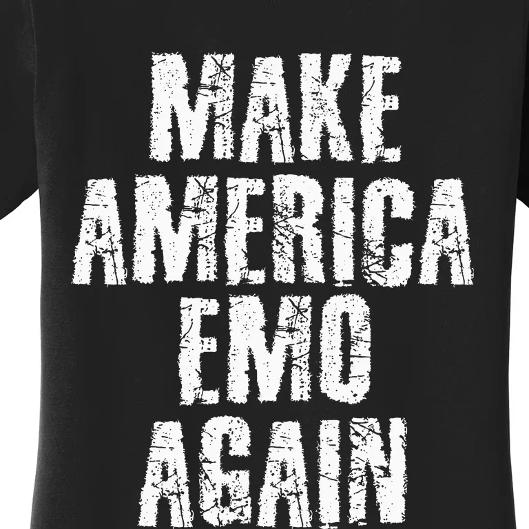 Make America Emo Again Funny Goth Us Women's T-Shirt