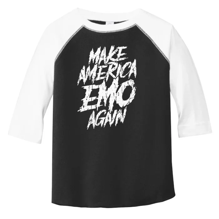 Make America Emo Again Emo Culture Toddler Fine Jersey T-Shirt