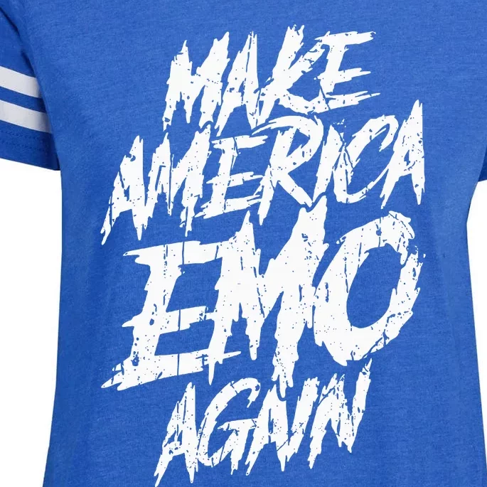 Make America Emo Again Emo Culture Enza Ladies Jersey Football T-Shirt