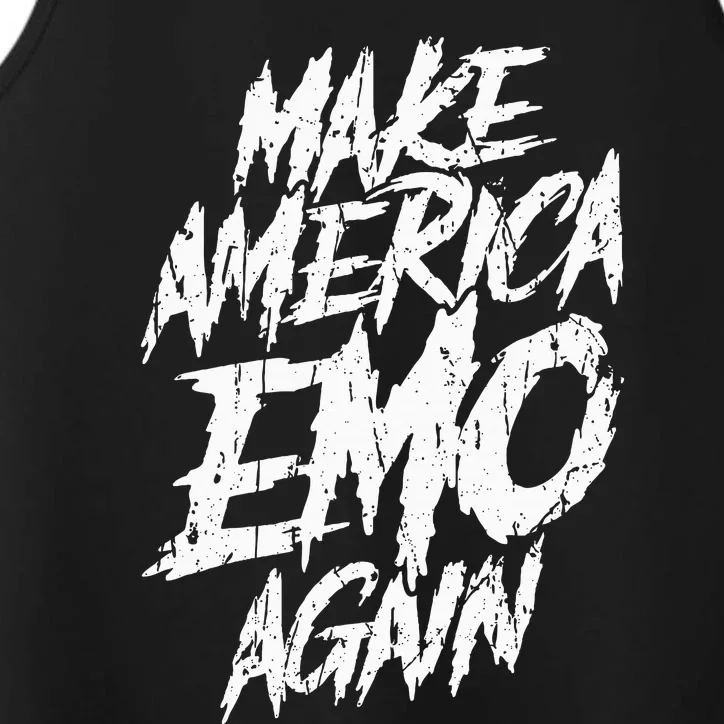 Make America Emo Again Emo Culture Performance Tank