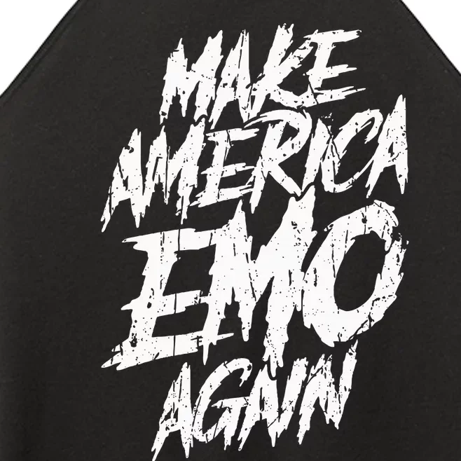 Make America Emo Again Emo Culture Women’s Perfect Tri Rocker Tank