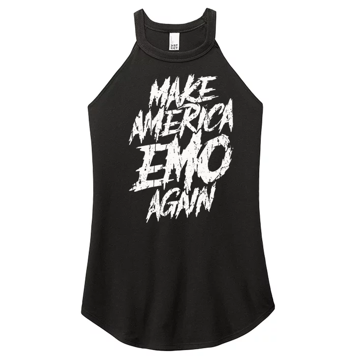 Make America Emo Again Emo Culture Women’s Perfect Tri Rocker Tank