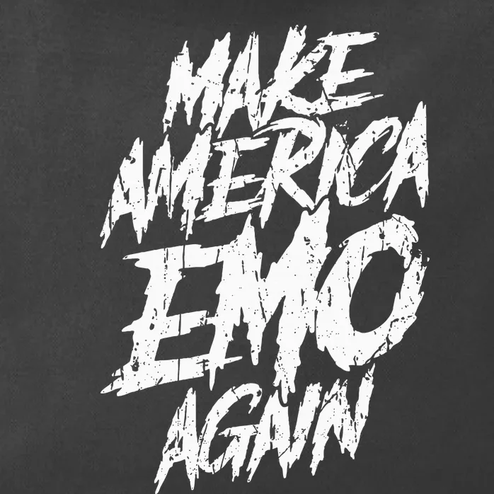 Make America Emo Again Emo Culture Zip Tote Bag