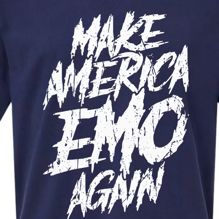 Make America Emo Again Emo Culture Sueded Cloud Jersey T-Shirt