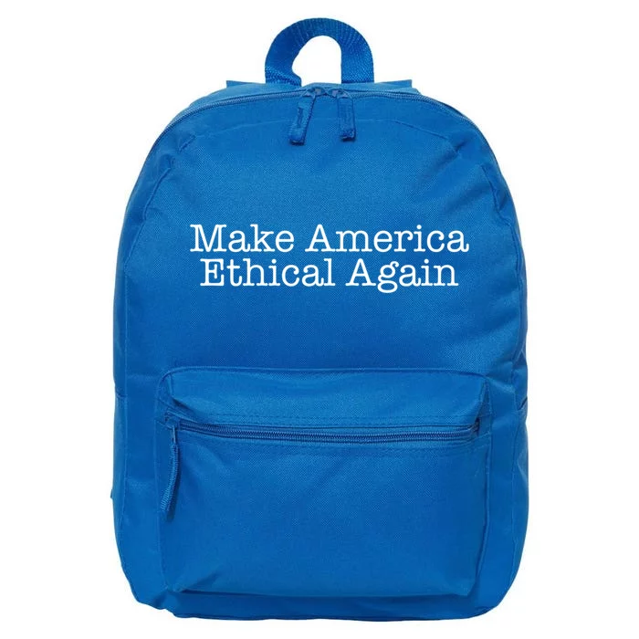 Make America Ethical Again Great Gift 16 in Basic Backpack